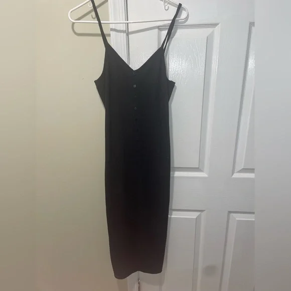 active usa black dress Sofie Black Sequin Knit Strapless Mini Dress - US 6 main image 1